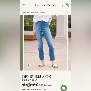 Frank & Eileen Derry Illusion Women's Pull on Jeans